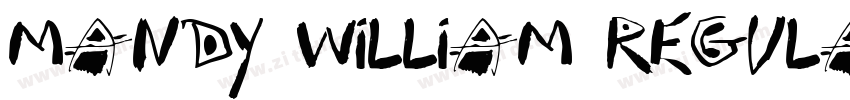 Mandy William Regula字体转换